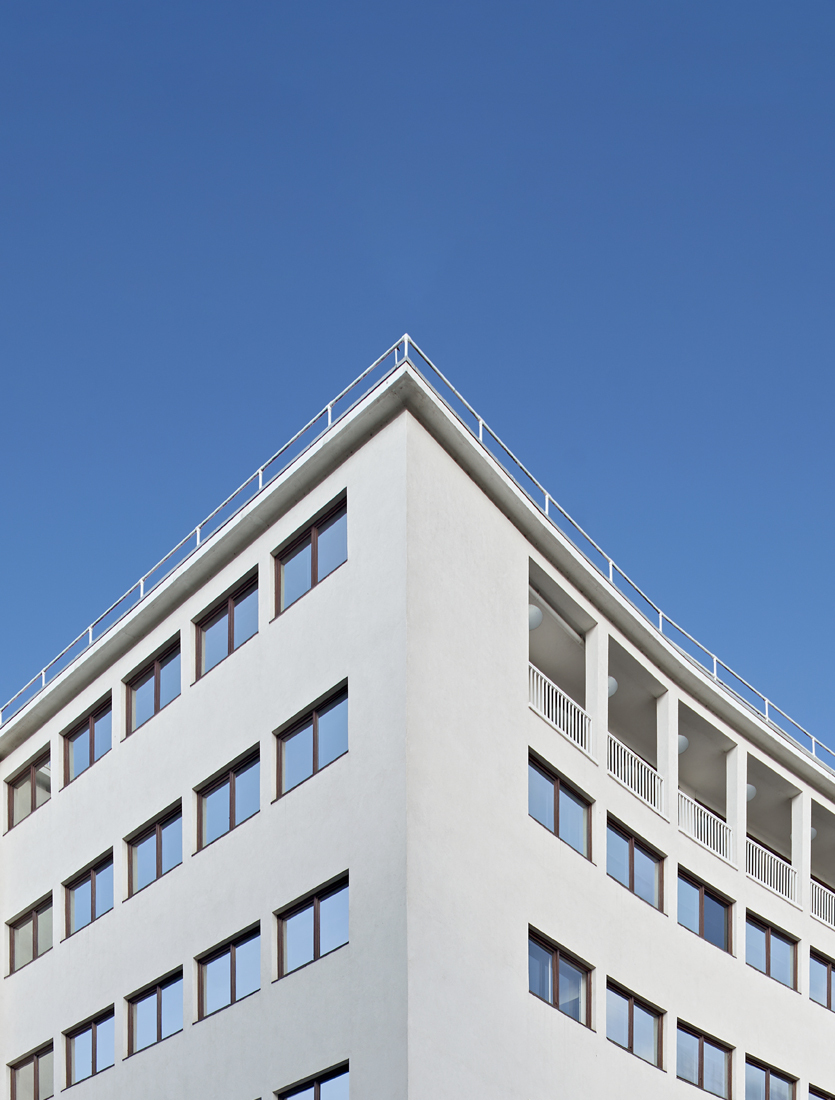 Exterior of Oval Road development